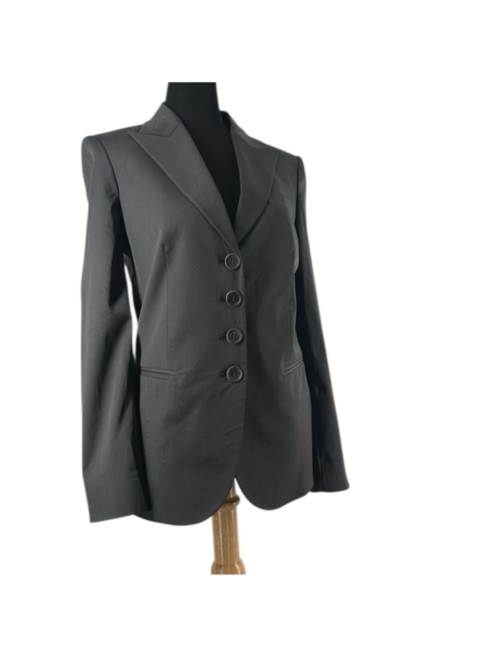 Armani Collezioni antinea blazer wool silk coat career business luxury sz 6